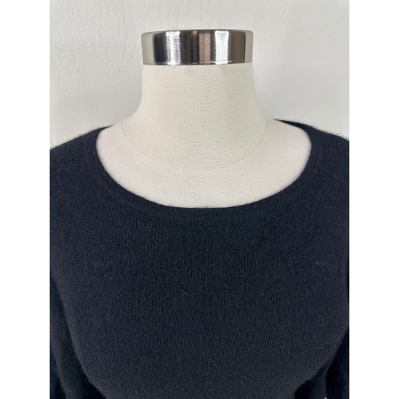 Charter Club Luxury Cashmere Ruffle 3/4 Sleeves Top - Picture 3 of 9